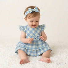 Load image into Gallery viewer, Baby Ferr Baby Girls Check Dress