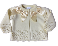 Load image into Gallery viewer, Little Star Baby Girls Bow Bolero Cardigans