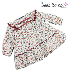 Baby Ferr Girls Pumpkin Print Dress