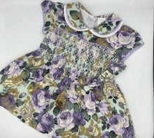 Load image into Gallery viewer, Mabini Girls Lilac Floral Smock