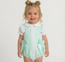 Load image into Gallery viewer, Kleo Kids Baby Girls Mint Romper