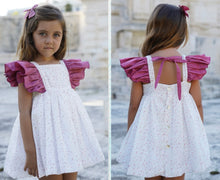 Load image into Gallery viewer, Dbb Collection Older Girls White Floral Dress