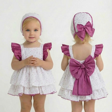 Load image into Gallery viewer, Dbb Collection Baby Girls White Floral Dress