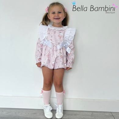 Ceyber Pink Ballerina Bear Romper