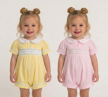 Load image into Gallery viewer, Beau Kid Smocked Romper