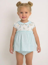 Load image into Gallery viewer, Babidu Baby Girls Safari Gingham Dress
