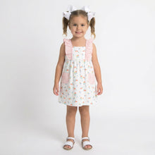 Load image into Gallery viewer, Babidu Girls Floral Pink Aquarium Dress