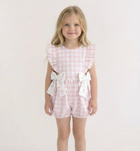 Load image into Gallery viewer, Meia Pata Pink Check Jumpsuit