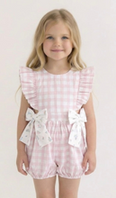 Load image into Gallery viewer, Meia Pata Pink Check Jumpsuit