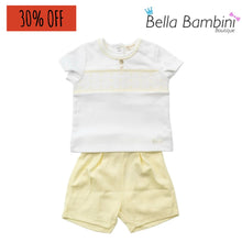 Load image into Gallery viewer, Mintini Baby Boys Lemon Short Set