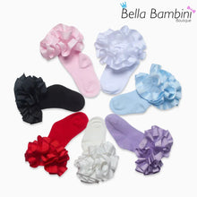 Load image into Gallery viewer, Beau Kids Girls Ribbon Ankle Socks