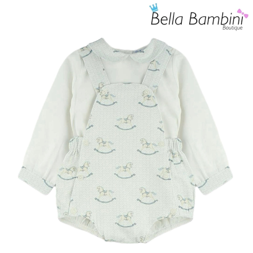 Dulce De Fresa Rocking Horse Romper