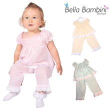 Load image into Gallery viewer, Beau Kids Girls Voile Dobby Pyjamas