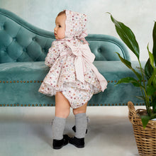 Load image into Gallery viewer, Dbb Collection Baby Girls Pink Floral Dress PRE ORDER