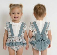 Load image into Gallery viewer, Calamaro Baby Girls Floral Romper