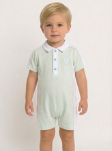 Load image into Gallery viewer, Blues Baby Boys Mint Romper