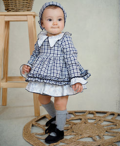 Dbb Collection Baby Girls Navy Blue Dress PRE ORDER