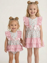 Load image into Gallery viewer, Ceyber Girls Pink Hot Air Balloon Puffball Style Dress