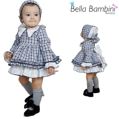 Dbb Collection Baby Girls Navy Blue Dress PRE ORDER