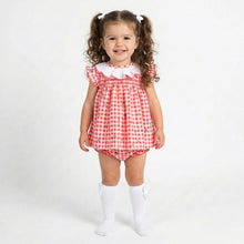 Load image into Gallery viewer, Baby Ferr Baby Girls Floral Gingham Dress