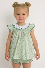 Load image into Gallery viewer, Baby Ferr Baby Girls Mint Floral Dress &amp; Bloomers