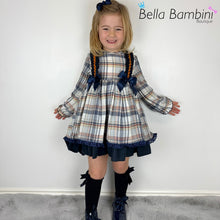 Load image into Gallery viewer, Ceyber Navy &amp; Orange Dress