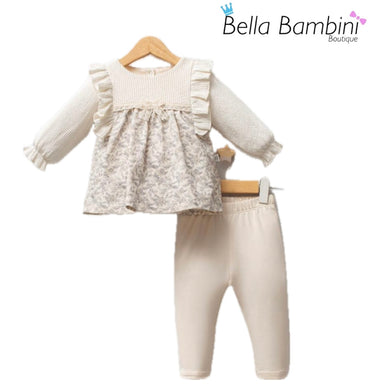 Tongs Baby Girls Floral Legging Set