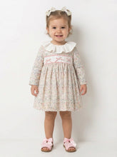 Load image into Gallery viewer, Tongs Baby Girls Pastel Floral Smock