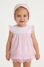 Load image into Gallery viewer, Baby Ferr Baby Girls Pink Gingham Dress
