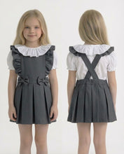 Load image into Gallery viewer, Love and Learn Grey School Pinafore