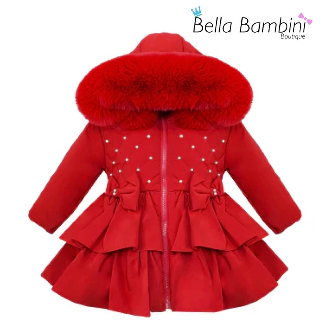 Wee Me Red Short Padded Coat