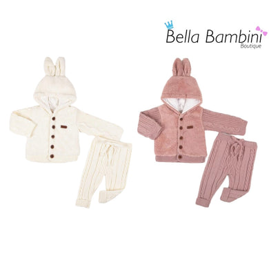 Babymy Sherpa Fleece Knit Set