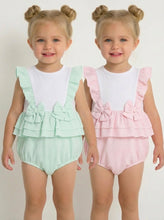 Load image into Gallery viewer, Kleo Kids Baby Girls Rib Romper