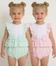 Load image into Gallery viewer, Kleo Kids Baby Girls Rib Romper