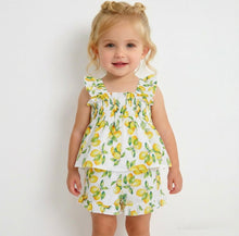 Load image into Gallery viewer, Deolinda Older Girls Lemon Short Set
