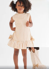 Load image into Gallery viewer, Harris Kids Tan Grace Dress