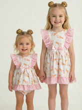 Load image into Gallery viewer, Ceyber Girls Pink Fox Dress