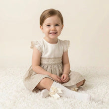 Load image into Gallery viewer, Baby Ferr Older Girls Beige Dress