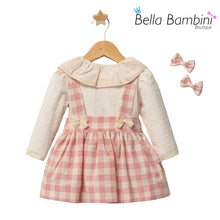 Load image into Gallery viewer, Tongs Baby Girls Gingham Dress