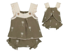 Load image into Gallery viewer, Calamaro Baby Girls Palm Tree Jam Set