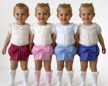Load image into Gallery viewer, Calamaro Baby Girls Bow Jam Set