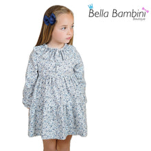 Load image into Gallery viewer, Dbb PETITBB Older Girls Blue Floral Dress PRE ORDER