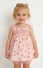 Load image into Gallery viewer, Sardon Baby Girls Peach Dress