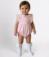 Load image into Gallery viewer, Babidu Baby Girls Pink Romper