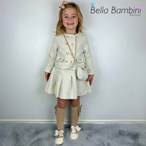 Giorgio Bambini Older Girls Pleated Skirt Set