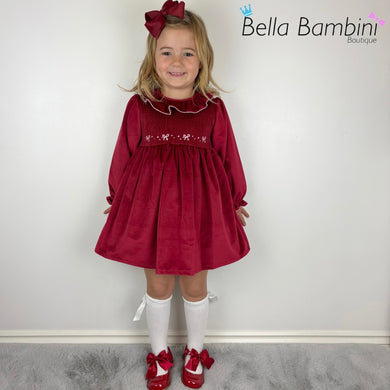 Dulce De Fresa Red Velvet Dress