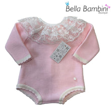 Load image into Gallery viewer, Little Star Baby Girls Lace Knit Romper