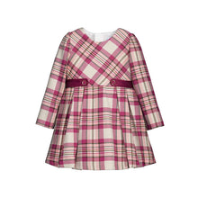 Load image into Gallery viewer, Mayoral Older Girls Raspberry Plaid Dress