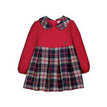 Load image into Gallery viewer, Mayoral Girls Red Plaid Dress