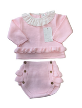 Load image into Gallery viewer, Little Star Baby Girls Knit Jam Set